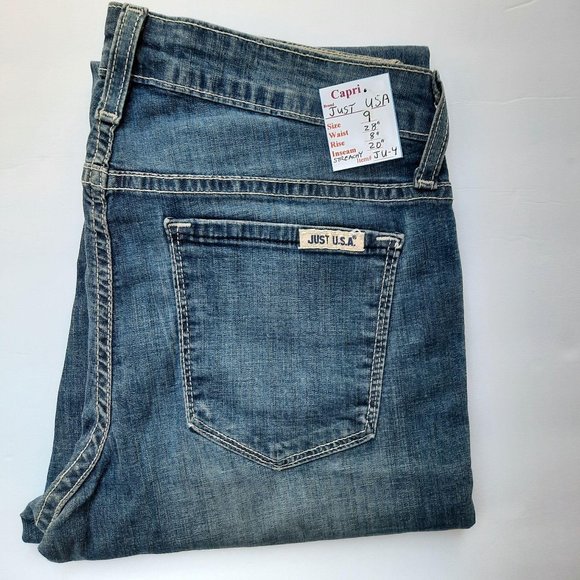 NWT "JUST U.S.A." Capri Size 9 - Picture 2 of 3